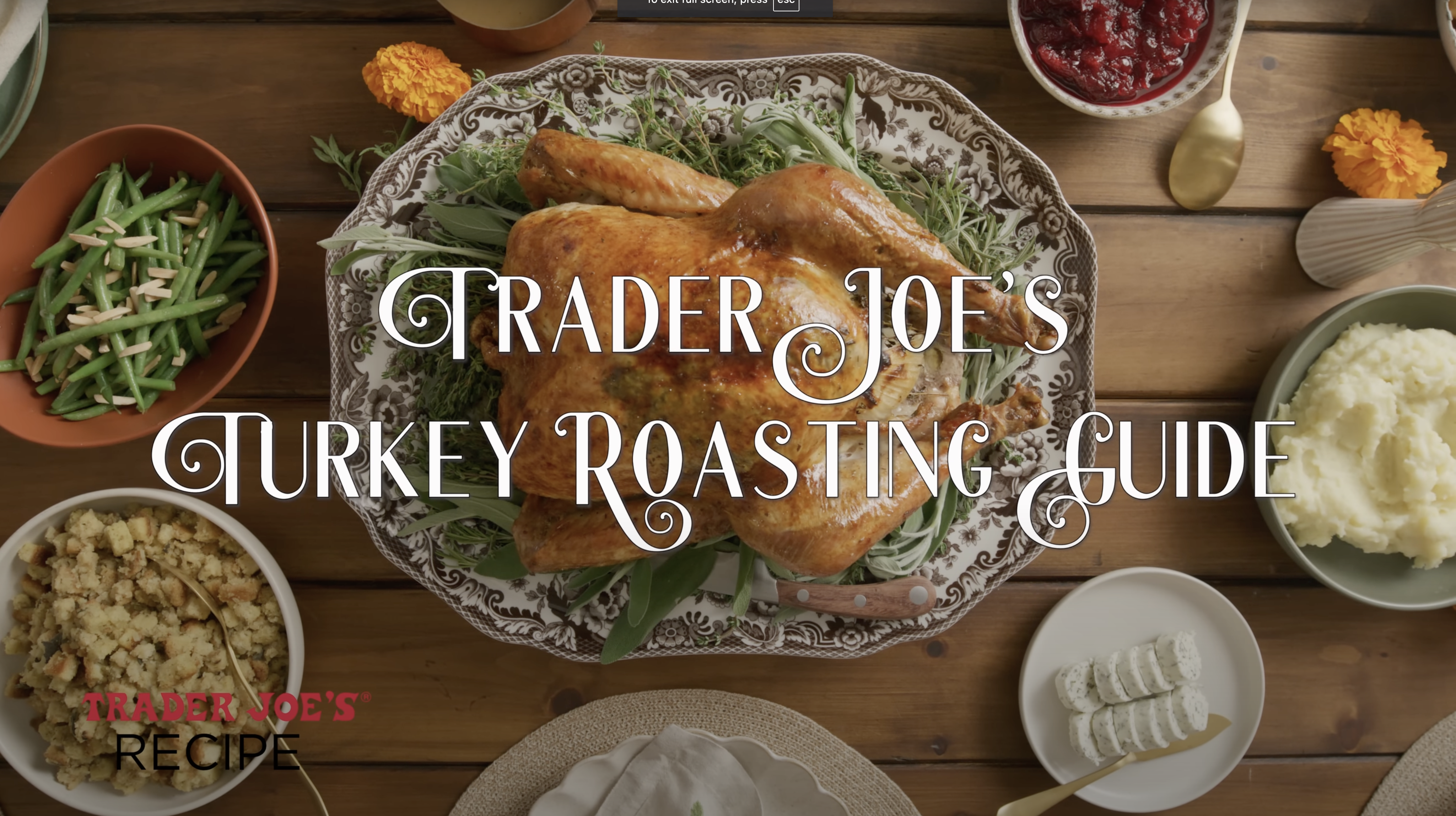 How to Roast a Thanksgiving Turkey | Trader Joe's Turkey Roasting GuideTitle